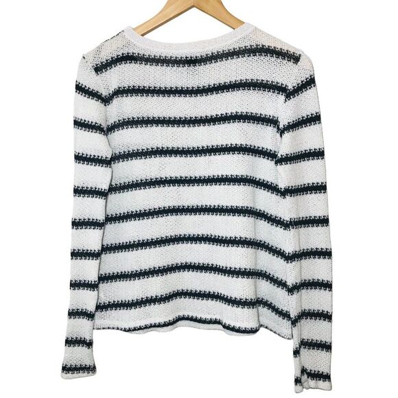 FOREVER 21 Striped Knit Pullover Sweatshirt Sweater Size Small - Picture 3 of 7